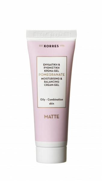 KORRES Pomegranate Cream – gelový krém s granátovým jablkem pro problematickou pleť, 16 ml