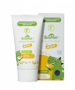 BioMin F gelová zubní pasta pro děti, meloun, 37,5 ml