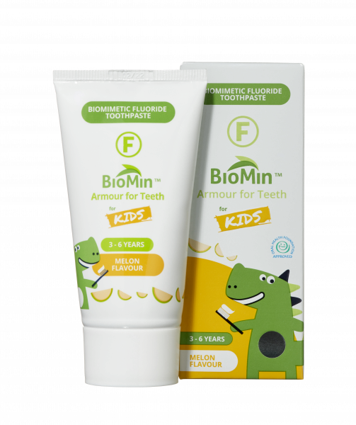 BioMin F gelová zubní pasta pro děti, meloun, 37,5 ml