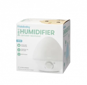 Fridababy HUMIDIFIER 3 in 1 - zvlhčovač vzduchu, difuzér a noční světlo