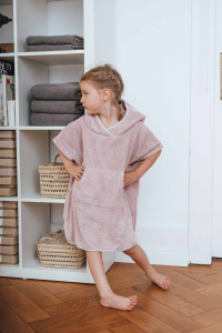 Kikadu pončo s jednorožcem, růžové