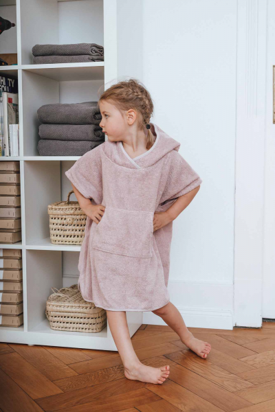 Kikadu pončo s jednorožcem, růžové