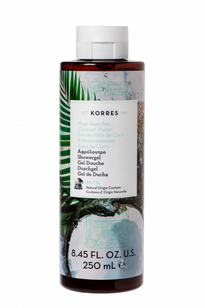 KORRES Showergel Coconut Water - sprchový gel kokos, 250 ml
