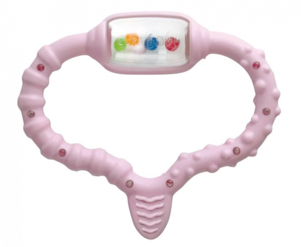 Curaprox CuraBaby Girl kousátko, růžové