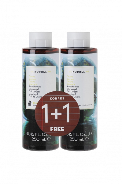 KORRES Sprchový gel Guava - výhodný set 1+1 zdarma