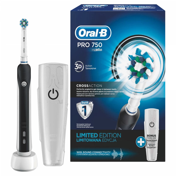 Oral-B PRO 750 BLACK LIMITOVANÁ EDICE 
