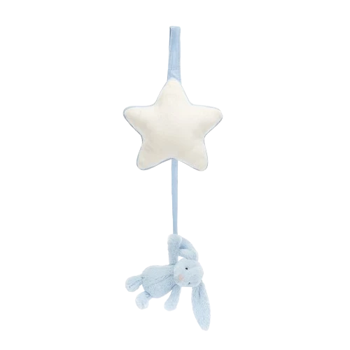Jellycat Hudební hračka modrý králíček