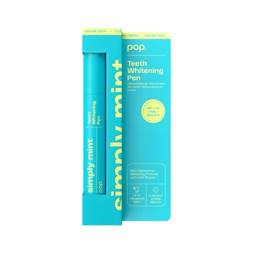 Pop Teeth Whitening Pen Simply Mint, bělicí pero mátové, 4 ml