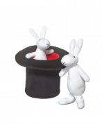 Bob a Bobek v klobouku, prstoví maňásci