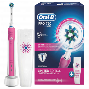 Oral-B PRO 750 PINK LIMITOVANÁ EDICE