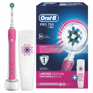 Oral-B PRO 750 PINK LIMITOVANÁ EDICE