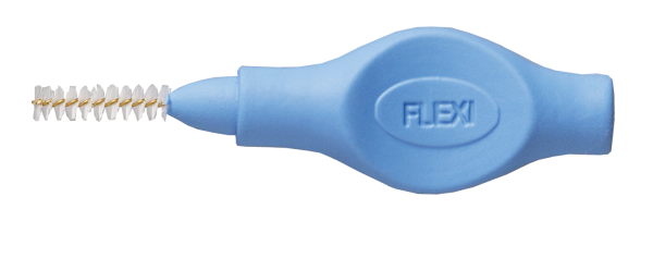 Tandex Flexi mezizubní kartáčky modré 0,6 mm, 25 ks+krytek