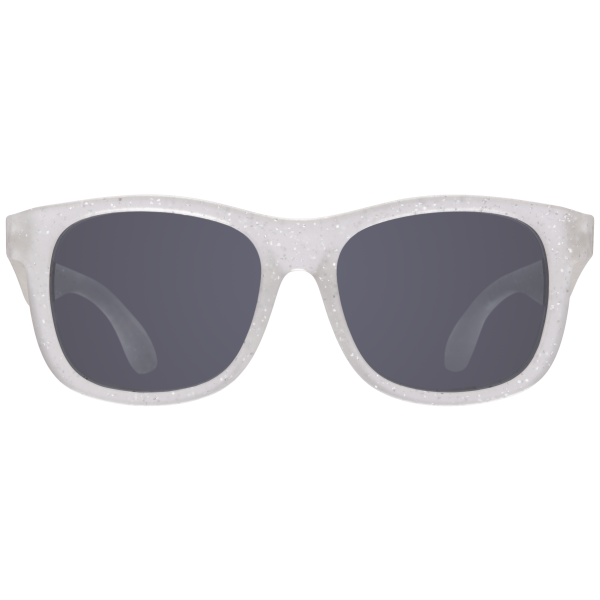 BABIATORS Navigator Silver Shimmer, sluneční brýle stříbrné třpytky, 0-2 roky