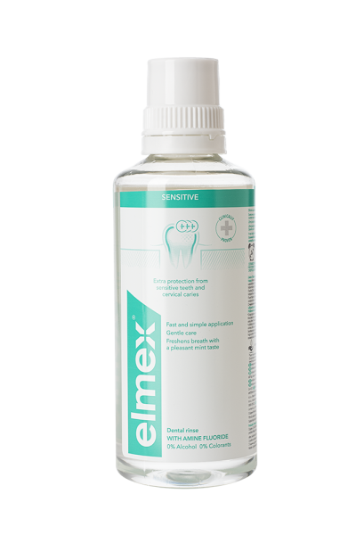 Elmex Sensitive Plus ústní voda (výplach), 400 ml