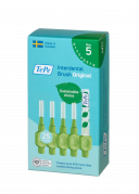 TePe Original mezizubní kartáčky z bioplastu 0,8 mm, zelené, 25 ks