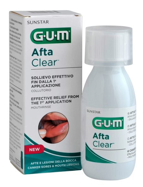 GUM AftaClear ústní voda (výplach), 120 ml