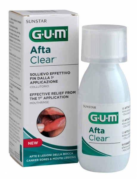 GUM AftaClear ústní voda (výplach), 120 ml