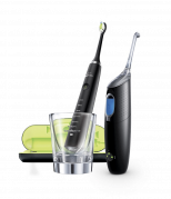 Philips Sonicare DiamondClean Black + Philips Sonicare Airfloss Ultra Black HX8491/03