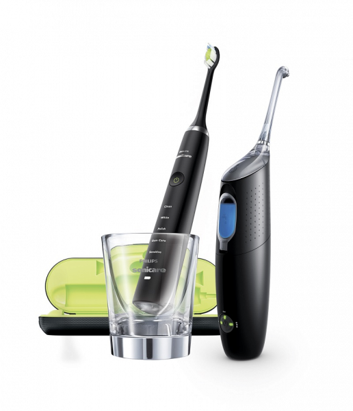 Philips Sonicare DiamondClean Black + Philips Sonicare Airfloss Ultra Black HX8491/03