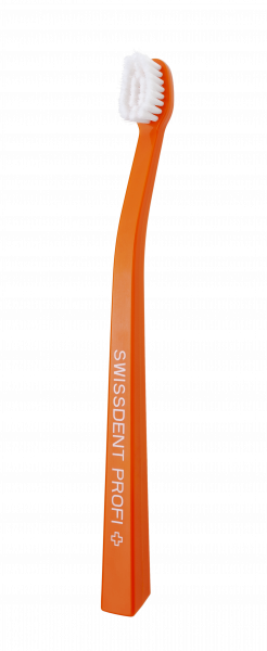 SWISSDENT PROFI demonstrační kartáček (oranžovo-bílý), 36 cm