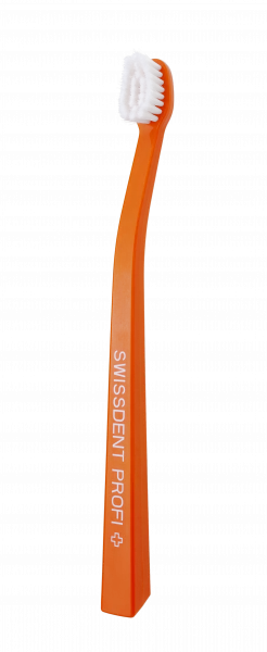 SWISSDENT PROFI demonstrační kartáček (oranžovo-bílý), 36 cm