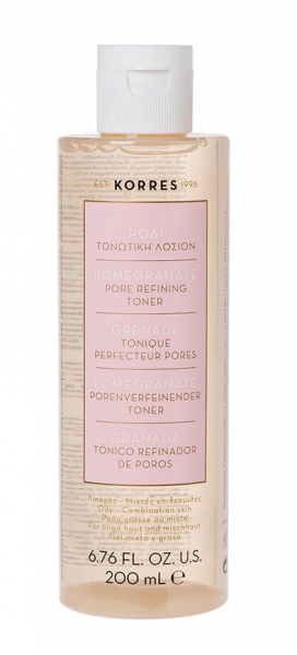 KORRES Pomegranate Tonic Lotion - zmatňující pleťové tonikum s granátovým jablkem pro smíšenou až mastnou pleť, 200 ml