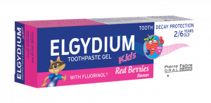 ELGYDIUM Kids gelová zubní pasta pro děti, lesní ovoce, 50 ml