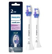 Philips Sonicare Sensitive HX6052/10 Standardní velikost hlavice sonického kartáčku, 2 ks