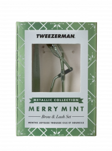 Tweezerman Merry Mint sada kleštiček na řasy a pinzety Slant
