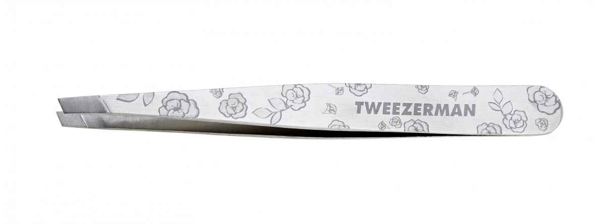 Tweezerman Slant Regency Finish Pinzeta ocelová gravírovaná