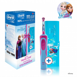 Oral-B Vitality KIDS Frozen dětský elektrický kartáček s cestovním pouzdrem