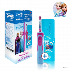 Oral-B Vitality KIDS Frozen dětský elektrický kartáček s cestovním pouzdrem