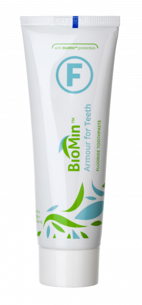 BioMin F zubní pasta pro citlivé zuby s fluoridy, 18 ml