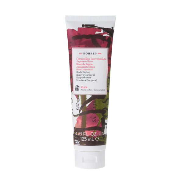 KORRES Body Butter tělové máslo s japonskou růží, 125 ml - TESTER