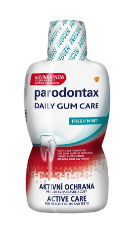 PARODONTAX Daily Gum Care Fresh Mint ústní voda, 500 ml