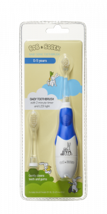 Bob a Bobek baby sonický dětský kartáček, Dark Blue, 0-5 let