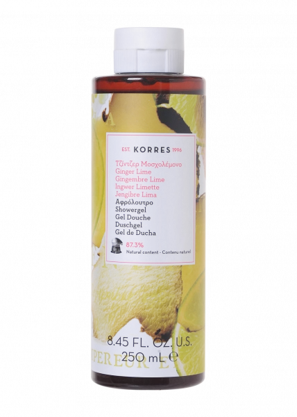 KORRES Shower Gel Ginger Lime - sprchový gel s limetkou a zázvorem, 250 ml