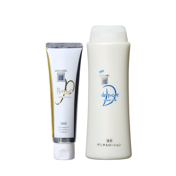 APAGARD SADA - zubní pasta APAGARD Premio a dentální kondicionér APAGARD Deep Care