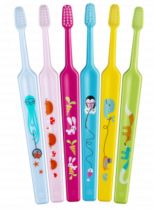 TePe Mini x-soft, zubní kartáčky pro nejmenší, 2+1 zdarma