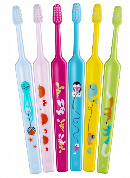 TePe Mini x-soft, zubní kartáčky pro nejmenší, 2+1 zdarma