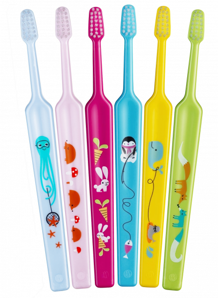 TePe Mini x-soft, zubní kartáčky pro nejmenší, 2+1 zdarma