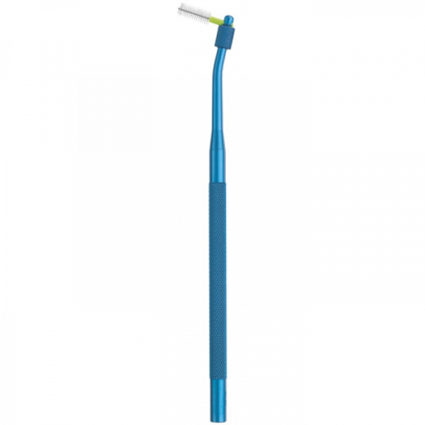 Curaprox UHS 413 hliníkový držák, modrý, mono