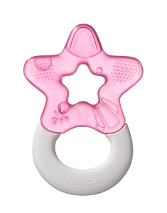 Dentistar Cooling Teether, chladicí kousátko od 3 měsíců, růžové