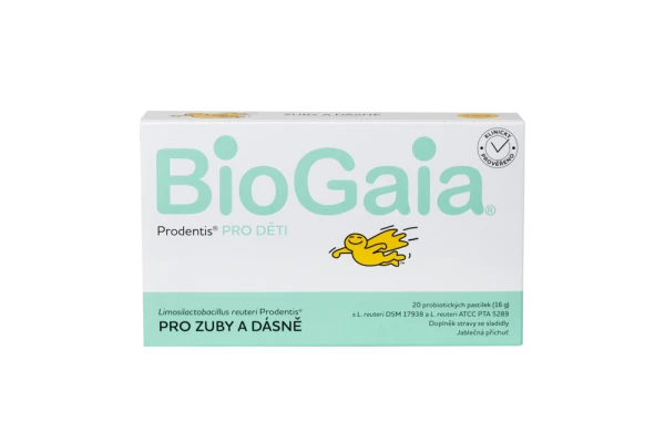 BioGaia ProDentis orální probiotikum pro děti, 20 pastilek