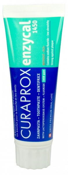 Curaprox Enzycal 1450 zubní pasta, 75 ml