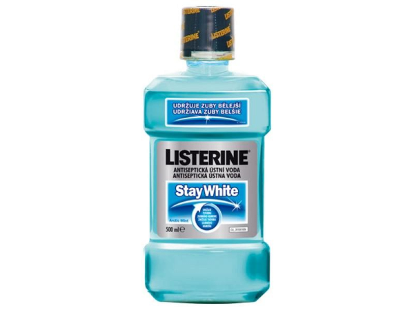 Listerine Stay White ústní voda, 250 ml