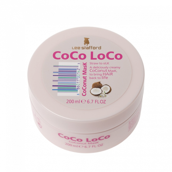 Lee Stafford CoCo LoCo Coconut vyživující maska na vlasy, 200 ml