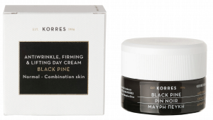 KORRES Black Pine - zpevňující a liftingový denní krém s černou borovicí pro normální až smíšenou pleť, 40 ml