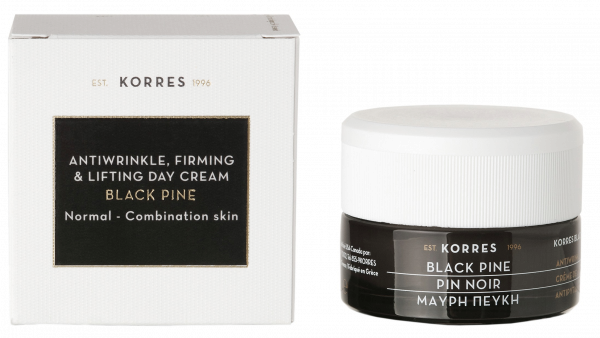 KORRES Black Pine - zpevňující a liftingový denní krém s černou borovicí pro normální až smíšenou pleť, 40 ml