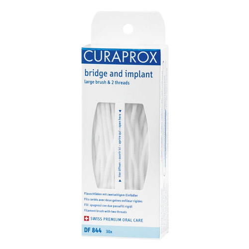 Curaprox Bridge + Implant Floss, 30 ks